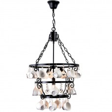 Φωτιστικό Κρεμαστό 4xE14 230V Μαύρο 955CUPS4